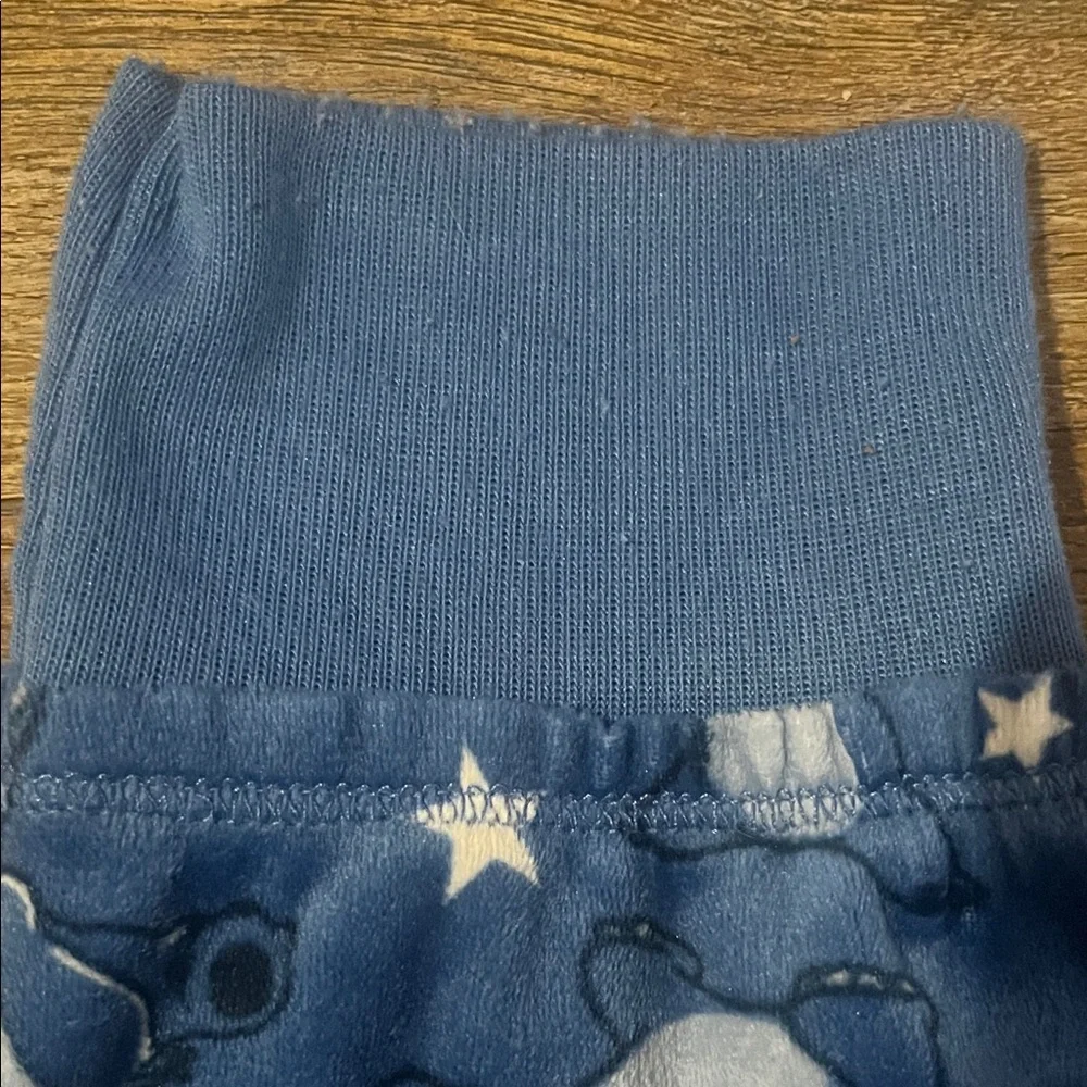 Disney Blue Pajama Pants with Stitch Design - Picture 5 of 9